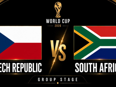 Repubblica Ceca e Sudafrica apriranno il secondo turno della fase a gironi dei Mondiali 2026: una partita importante per entrambe le squadre
